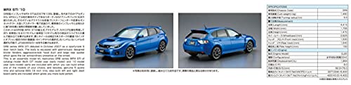 AOSHIMA 1/24 The Model Car No.29 SUBARU GRB IMPRESA WRX STI '10 Model Kit NEW_6