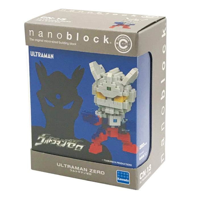 Kawada Nanoblock CharaNano Ultraman Zero CN-13 260 pieces Difficulty Level 3 NEW_2