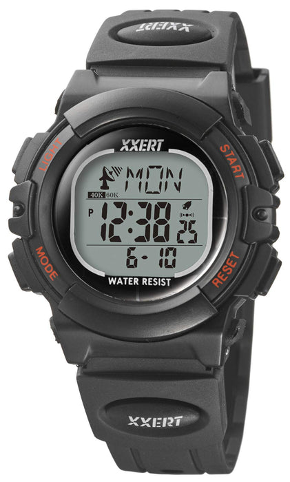 XXERT NOA Precision Watch Digital Radio Solar Waterproof Urethane Belt XXW-500BK_1