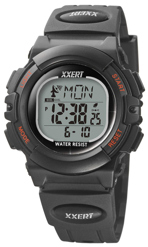 XXERT NOA Precision Watch Digital Radio Solar Waterproof Urethane Belt XXW-500BK_1