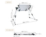 Smartphone & tablet compatible Light Weight Foldable Laptop Table TKGORODK NEW_2