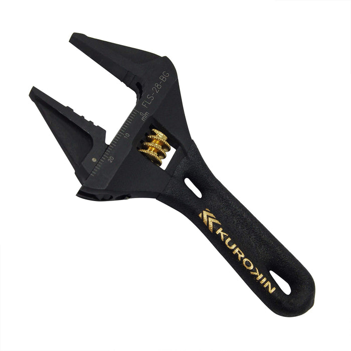 FUJIYA KUROKIN FLS-28-BG LIGHT SHORT ADJUSTABLE WRENCH GRIP TYPE JAW28mm NEW_1