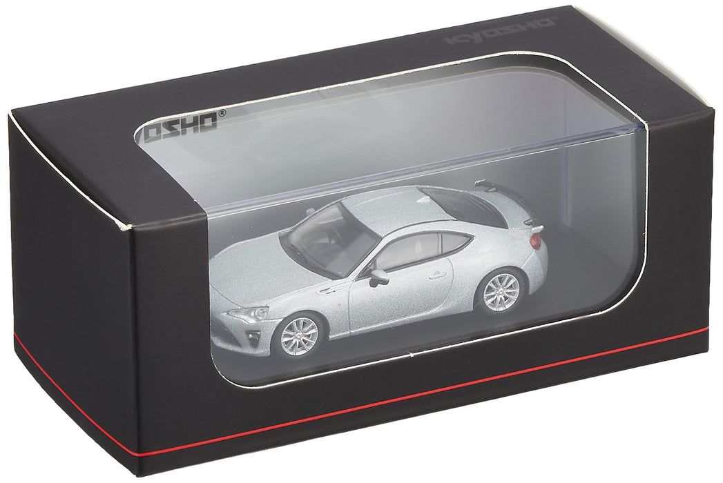 KYOSHO ORIGINAL 1/64 scale Toyota 86 GT Limited 2016 Silver with Stand KS07070A2_3