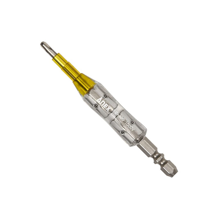 ANEX INSULATION Screwdriver Bit 1000V +2x100mm  AZM-2100 Made in Japan Matte NEW_1