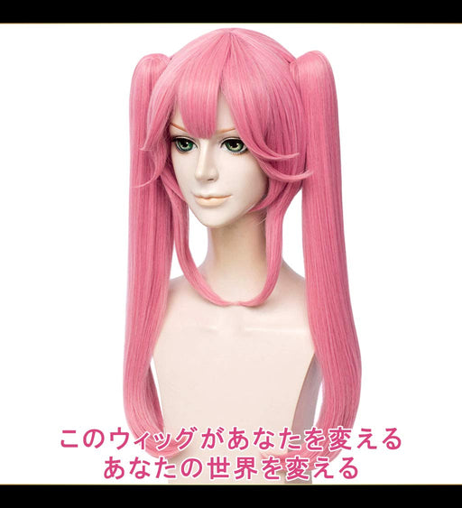 CaseEden Cosplay Wig Fate/Grand Order FGO Tamamo No Mae Pink with 2-Nets NEW_2