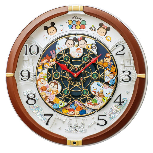 Disney Tsum Tsum Analog Automation Clock FW588B Mickey Minnie SEIKO Clock NEW_1