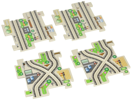 Masudaya Corp. Panel World Extension Panels Straight & Cross Set of 2 Each NEW_1