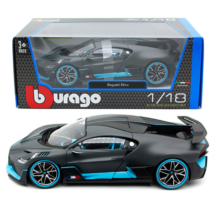 BBURAGO 1/18 Bugatti Chiron Divo Diecast Model Miniature Car ABS Diecast NEW_5