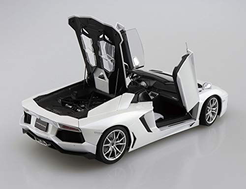 AOSHIMA 1/24 The Super Car No.08 '12 Lamborghini Aventador Roadster LP700-4 NEW_3