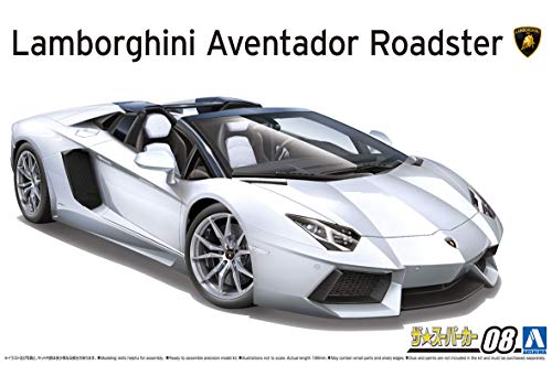 AOSHIMA 1/24 The Super Car No.08 '12 Lamborghini Aventador Roadster LP700-4 NEW_4