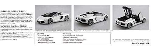 AOSHIMA 1/24 The Super Car No.08 '12 Lamborghini Aventador Roadster LP700-4 NEW_6