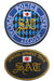Phoenix Ikki Special Assault Team SAT Japan emblem Tactical Set of 2 piece NEW_1