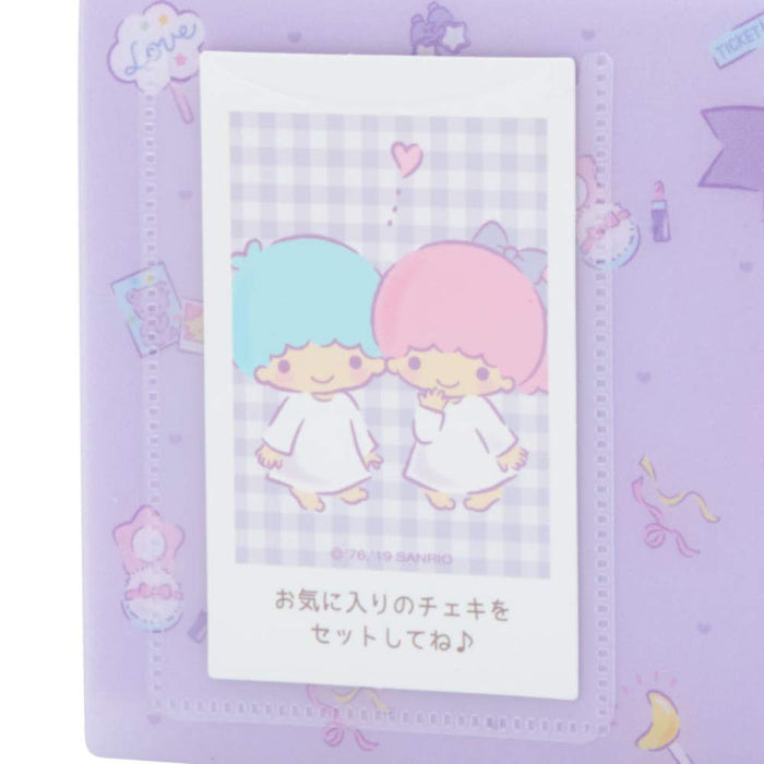 SANRIO Little Twin Stars Cheki Photo Pocket Album Enjoy Idol Purple ‎220701 NEW_5