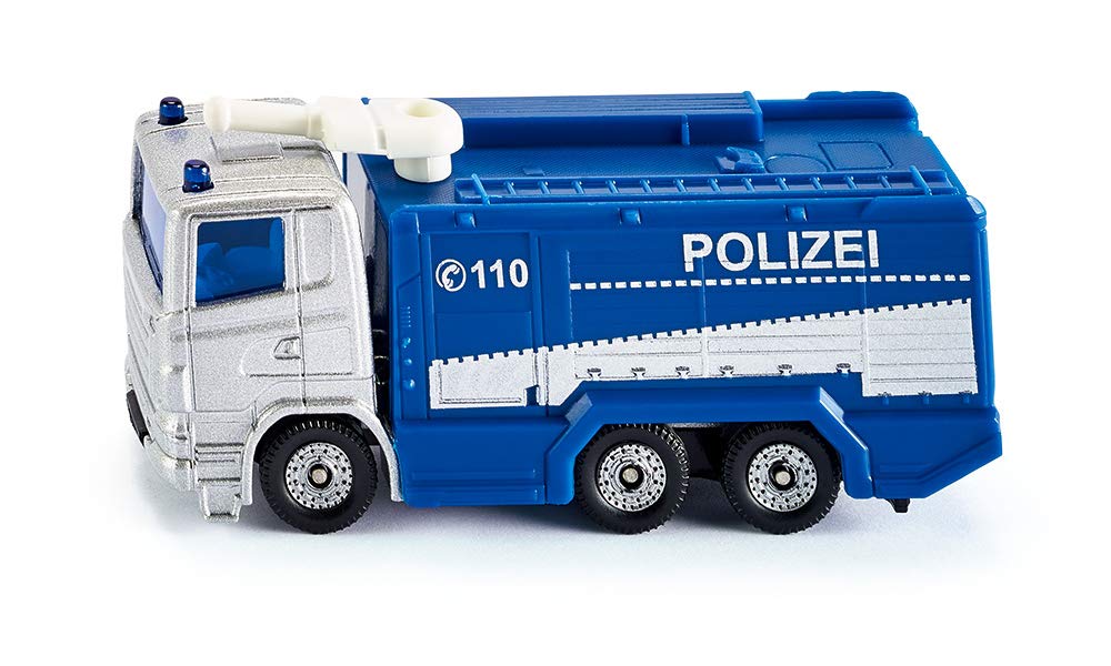 BorneLund SIKU Police Water Cannon Truck Miniature Car for 3-year-olds SK1079_1