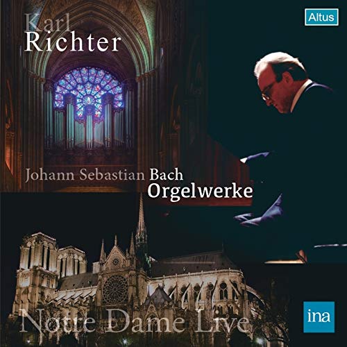 [CD] Johann Sebastian Bach Organ Works Karl Richter Notre Dam Live 1979 ALT-422_1