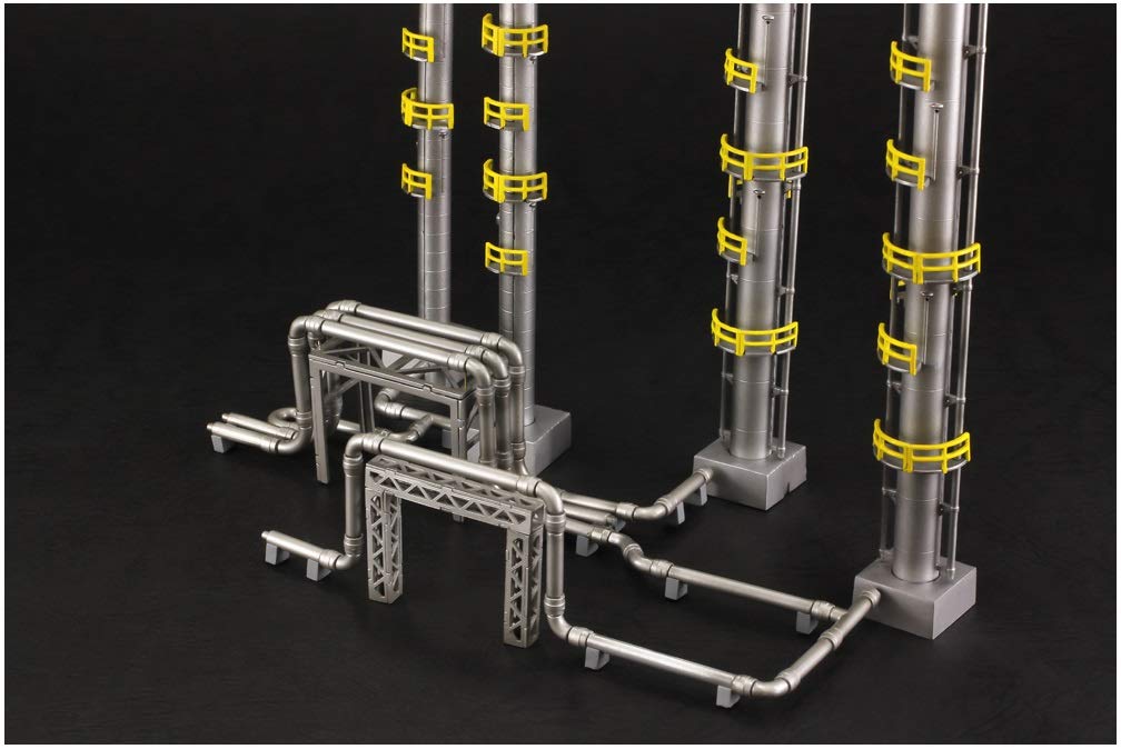PLUM Industrial Area Series B Distillation Tower 170mm non-scale Model Kit PP080_4