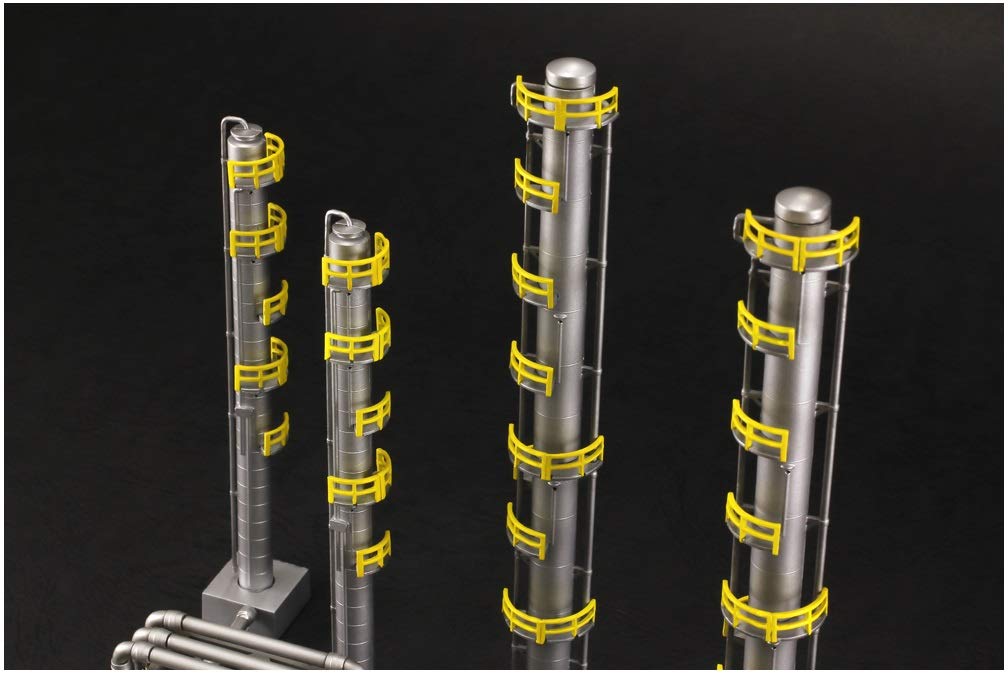 PLUM Industrial Area Series B Distillation Tower 170mm non-scale Model Kit PP080_6
