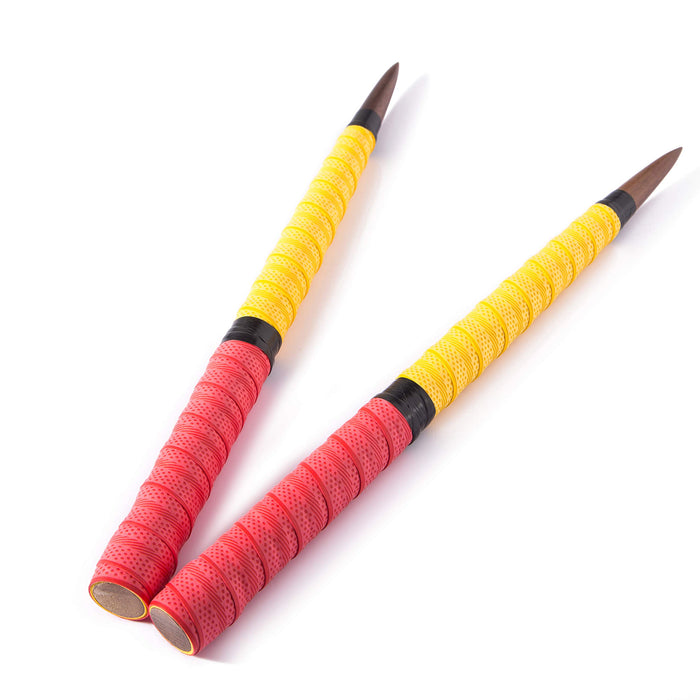 Gekirin My bachi Carbide Wood Double Roll New Makaizo Black Walnut Yellow Red_5