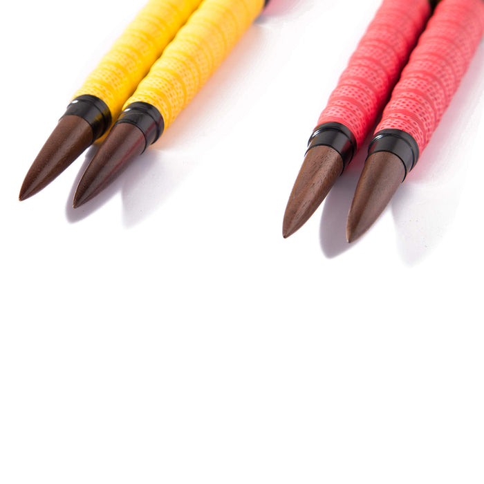 Gekirin My bachi Carbide Wood Double Roll New Makaizo Black Walnut Yellow Red_7