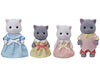 EPOCH Sylvanian Families Persian cat family Doll FS-36 Father, Mother, Girls NEW_1