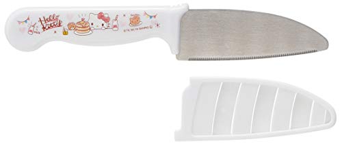 Skater Kids kitchen knife Safety blade 9cm Sanrio Hello Kitty HK2 StainlessSteel_2