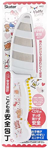 Skater Kids kitchen knife Safety blade 9cm Sanrio Hello Kitty HK2 StainlessSteel_4