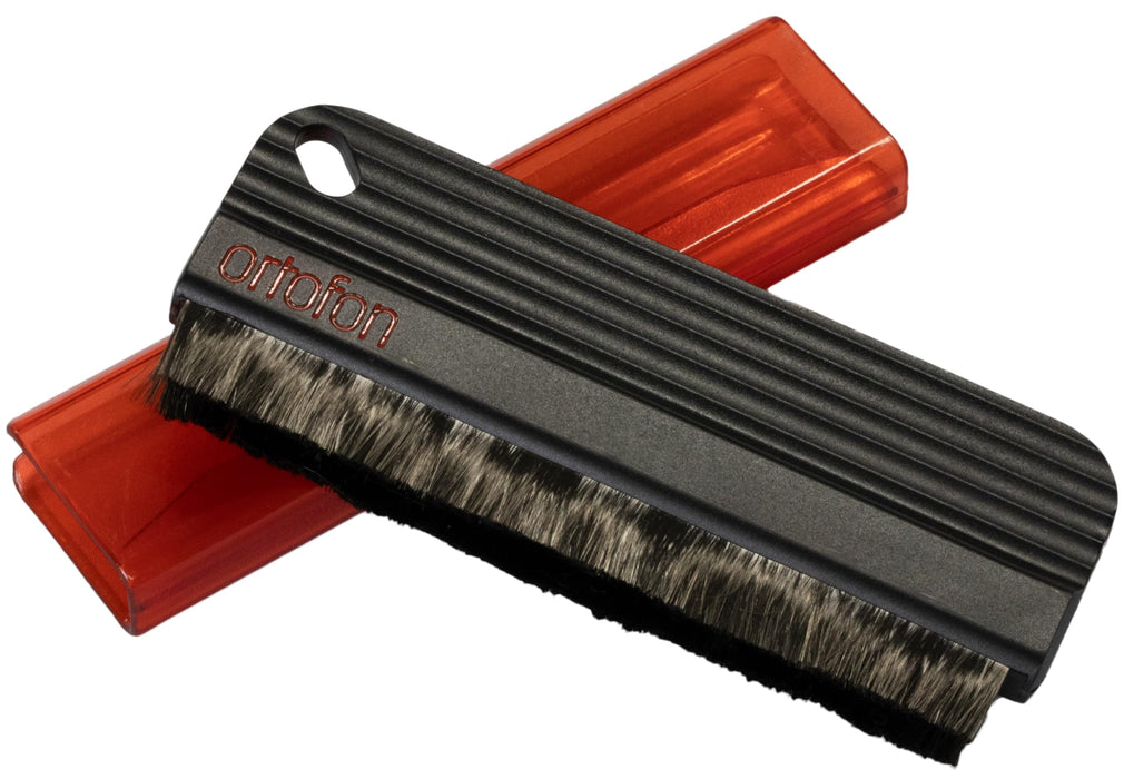Ortofon Record Cleaning Brush Carbon Fiber Conductivity Plastic Body Slide Cover_2