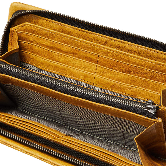 Takeokikuchi Oyster accessory long wallet round Zipper 720627 H10.5xW20.5xD3cm_5