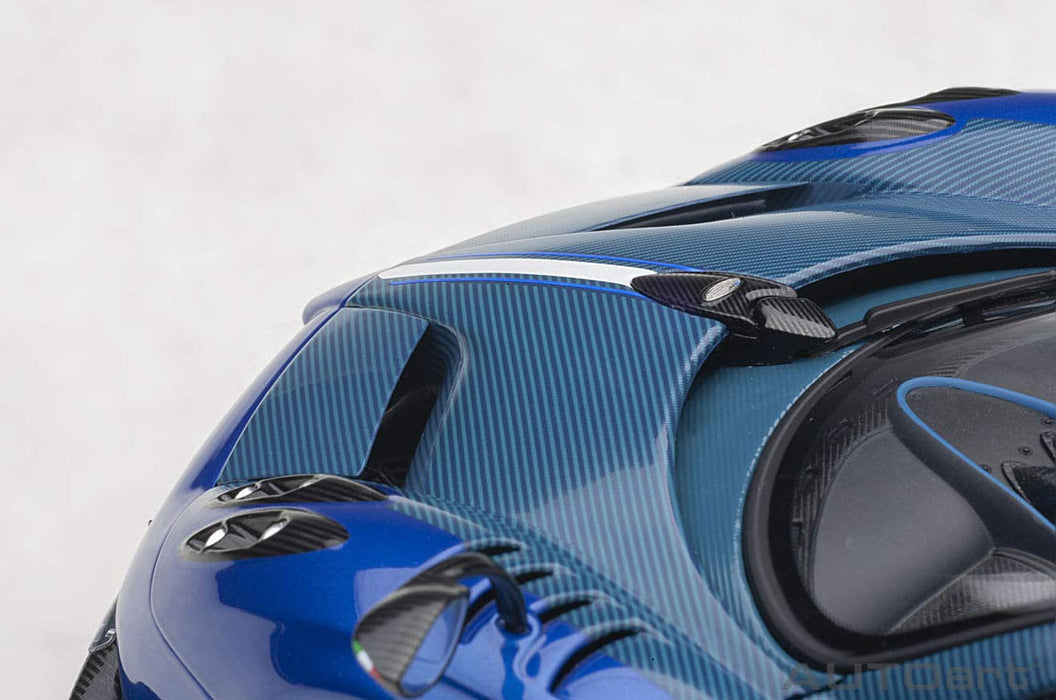 AUTOart 1/18 Pagani Huayra BC Metallic Blue Blue Carbon 78277 Die-cast Model Car_8