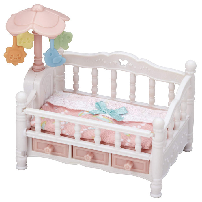 EPOCH Sylvanian Families Kurukuru Merry Crib Furniture KA-218 Up to 3 Babies NEW_1