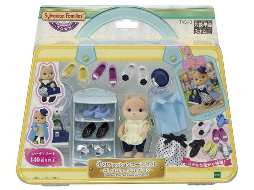 Sylvanian Families City Fashion Codeset Fashionable Shoes Dress-up & Town TVS-13_1