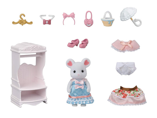 Sylvanian Families City Fashion Codeset Sweet Ribbon Dress-up & Town TVS-12 NEW_2