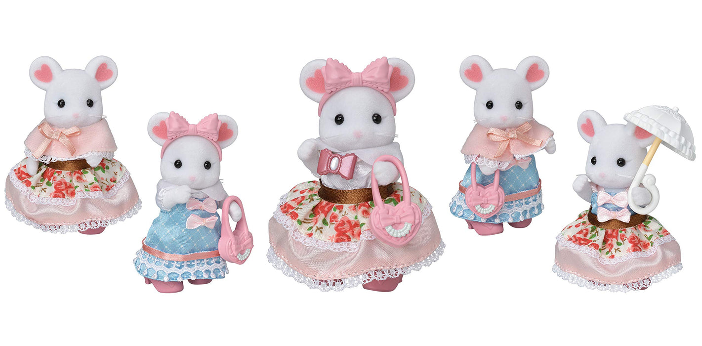 Sylvanian Families City Fashion Codeset Sweet Ribbon Dress-up & Town TVS-12 NEW_3