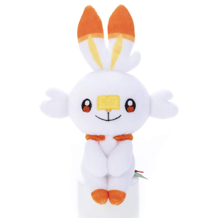 TAKARATOMY A.R.T.S Pokemon Chokkori-san Plush Doll Scorbunny H16cm Polyester NEW_1