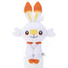 TAKARATOMY A.R.T.S Pokemon Chokkori-san Plush Doll Scorbunny H16cm Polyester NEW_1