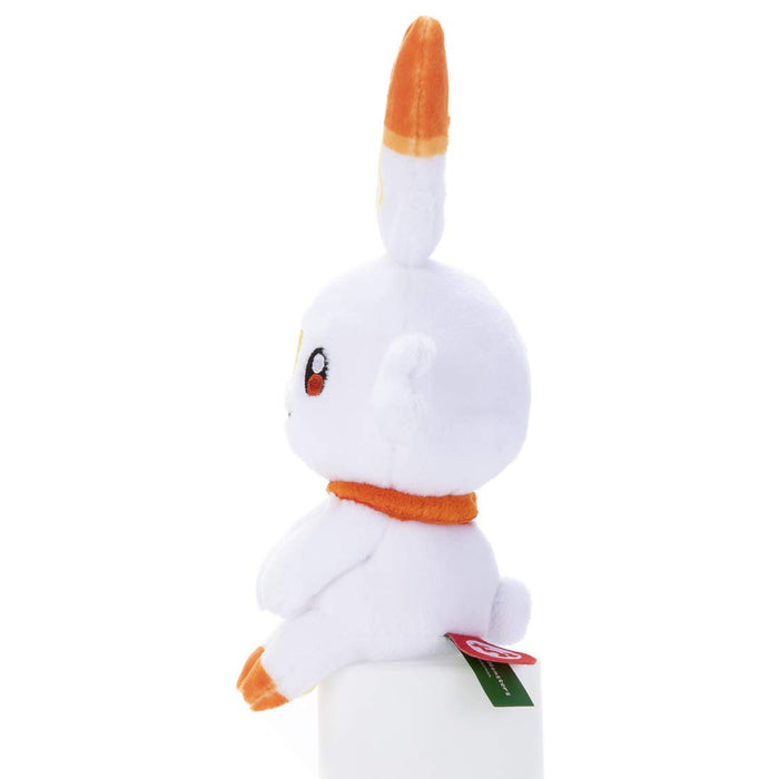 TAKARATOMY A.R.T.S Pokemon Chokkori-san Plush Doll Scorbunny H16cm Polyester NEW_3