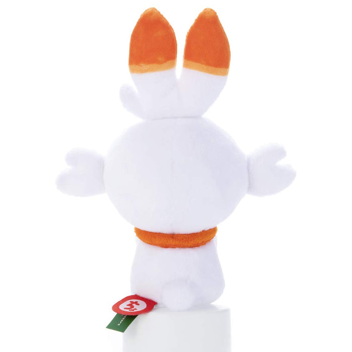 TAKARATOMY A.R.T.S Pokemon Chokkori-san Plush Doll Scorbunny H16cm Polyester NEW_4