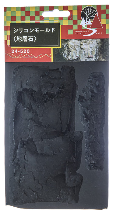 Kato Woodland Scenics Silicon Mold Stratum Rock 24-520 Model Railroad Supplies_1