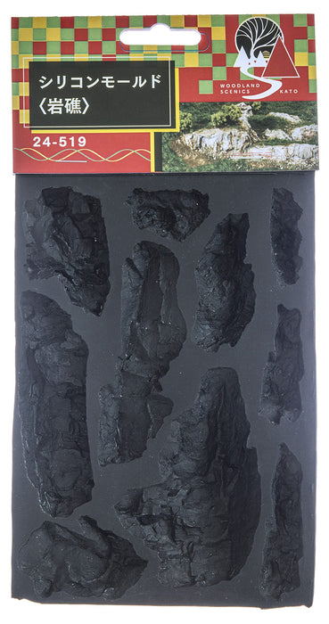 Kato Woodland Scenics Silicon Mold Reef 24-519 Model Railroad Supplies Black NEW_1
