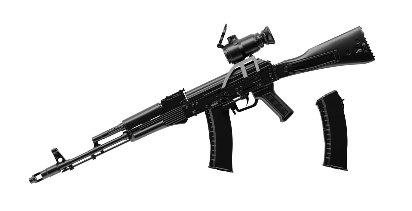 TOMYTEC Little Armory LA060 AK74M Type 1/12 Plastic Model Kit 307501 8cm NEW_1
