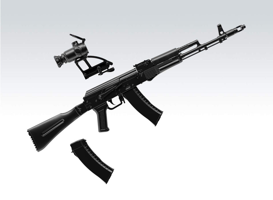 TOMYTEC Little Armory LA060 AK74M Type 1/12 Plastic Model Kit 307501 8cm NEW_2