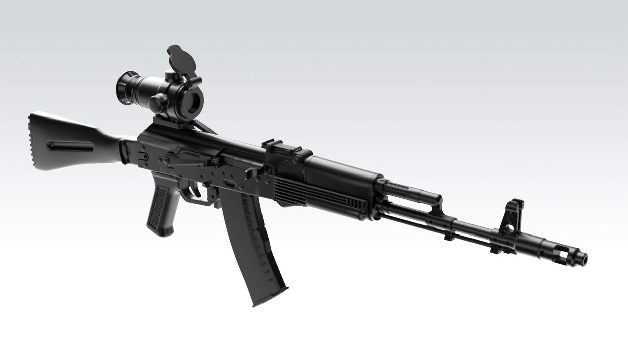 TOMYTEC Little Armory LA060 AK74M Type 1/12 Plastic Model Kit 307501 8cm NEW_8