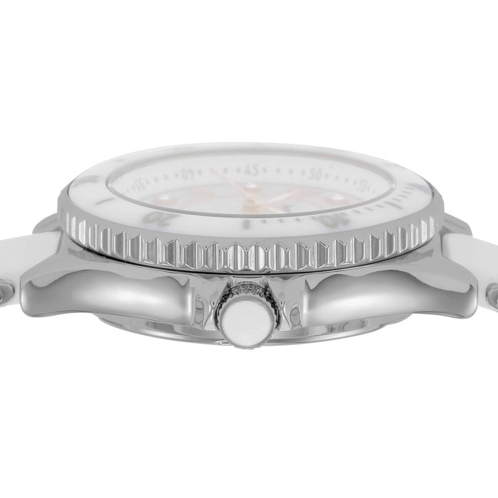 Angel Heart Love Sports WLS29SS Women's Watch White Ceramic Band Solar Battery_4