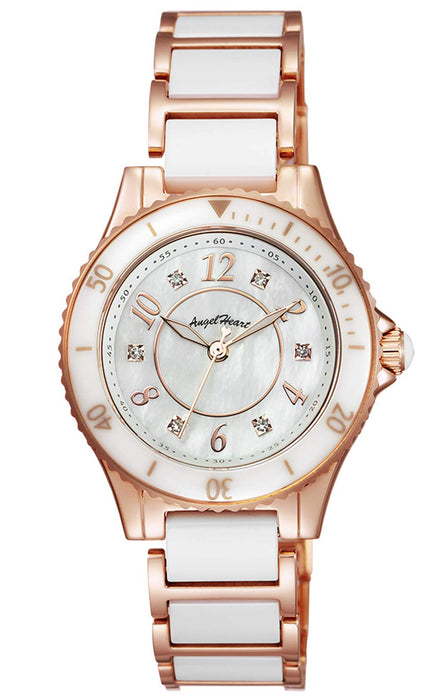Angel Heart Love Sports Pearl Dial WLS29PG Women's Watch Stainless steel Band_1