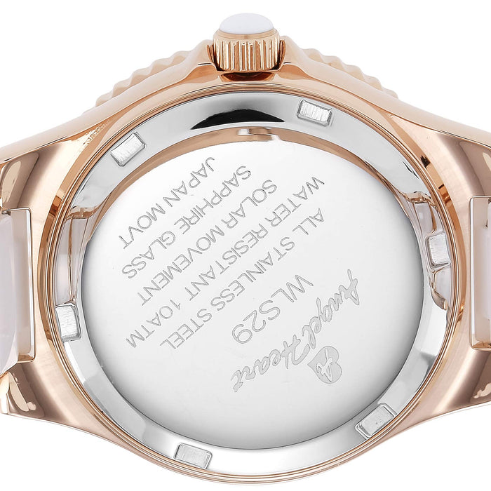 Angel Heart Love Sports Pearl Dial WLS29PG Women's Watch Stainless steel Band_6