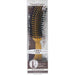 Vess Natural Star natural pig hair Hair Brush S shape NL-1400 Brown Resin Handle_1