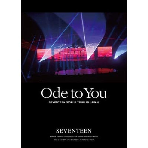 [DVD] SEVENTEEN WORLD TOUR ODE TO YOU IN JAPAN w/ Booklet+Photo PROV3072 NEW_1