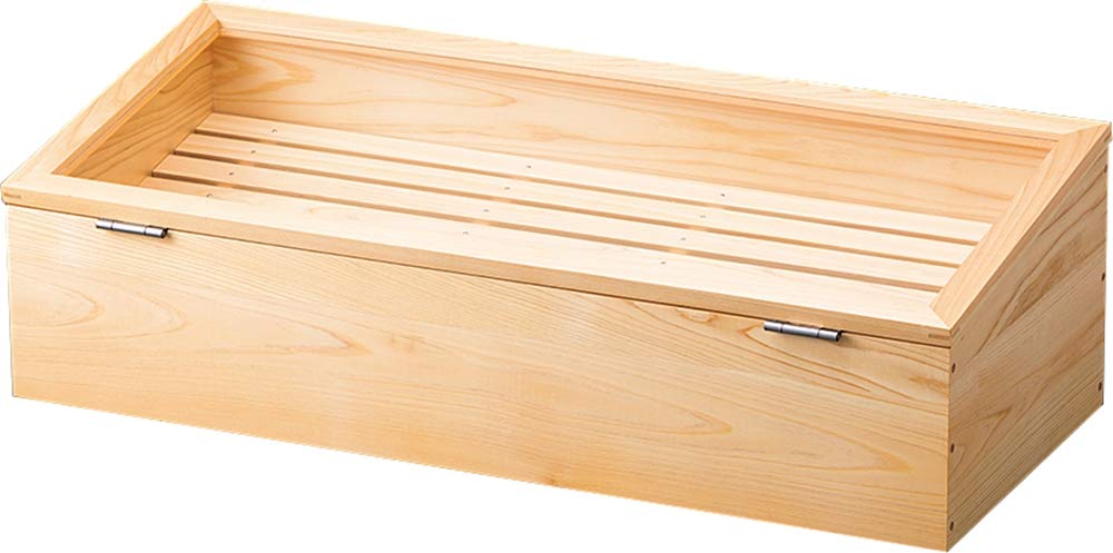 Yamako Cypress Material Box Inclined Type with Perforated plate, Tray 35626 NEW_1