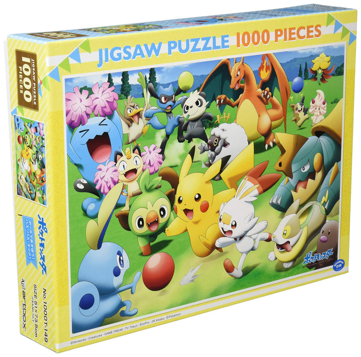Ensky 1000pc Pokemon Jigsaw Puzzle Play with Ball! Pass, Pass, Kick! ‎1000T-149_1