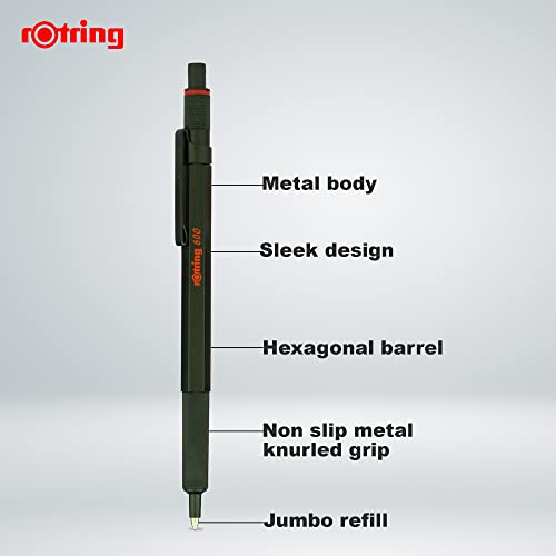 rotring Ballpoint Pen Oil-based Camouflage Green 600 2114263 for Professional_2